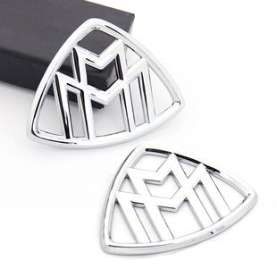 适用于奔驰新S级迈巴赫S450S560S680车标改装升级侧标金属车身贴