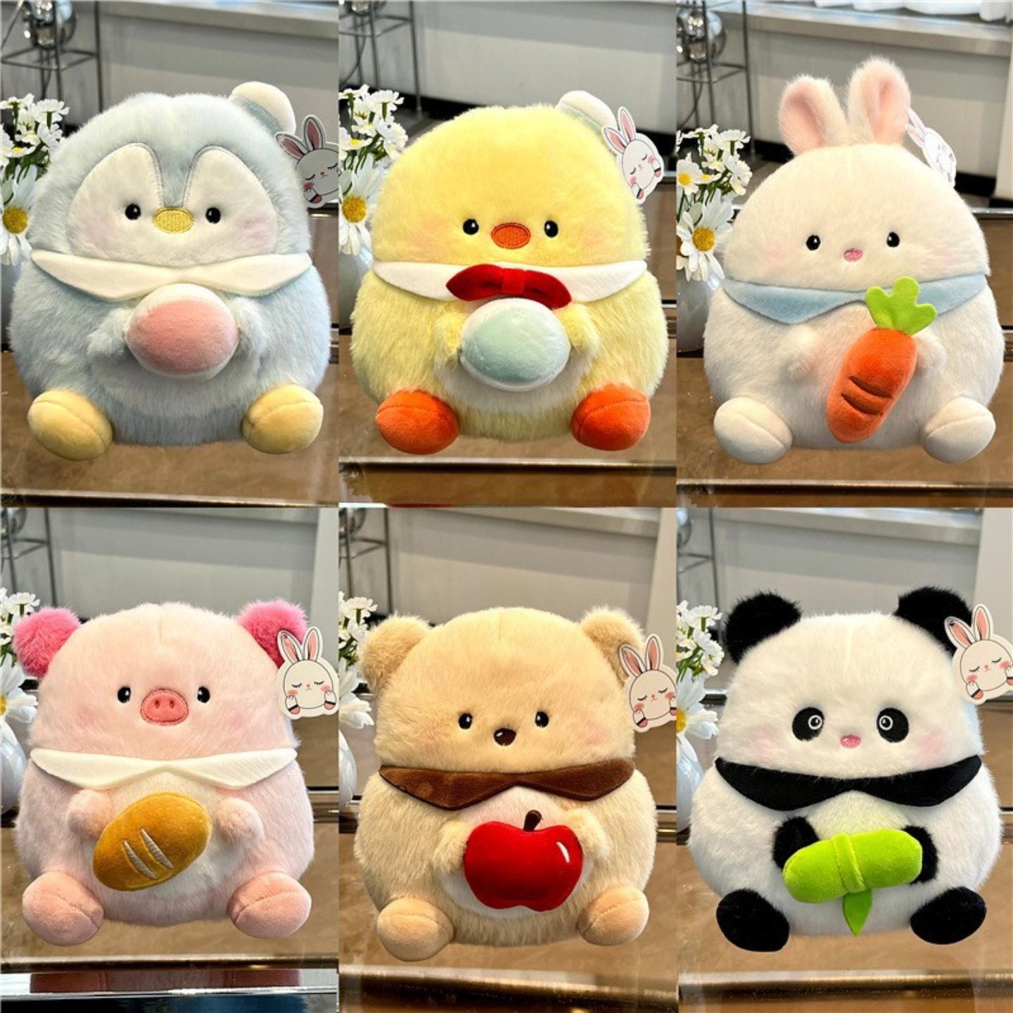 精品可爱新款八寸玩偶毛绒玩具