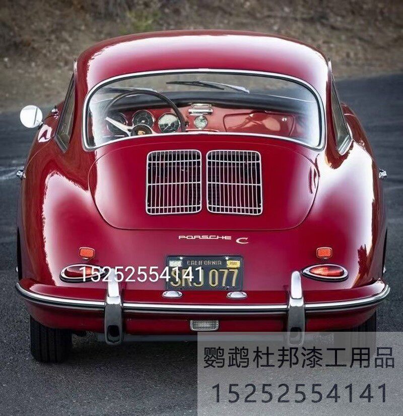 适用于保时捷356c经典红全车改色汽车油漆鹦鹉aasund水晶漆金属漆