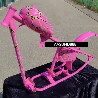 阿狄娜玫粉 自行车车架喷涂漆AASUND鹦鹉漆摩托车户外雕塑改色漆