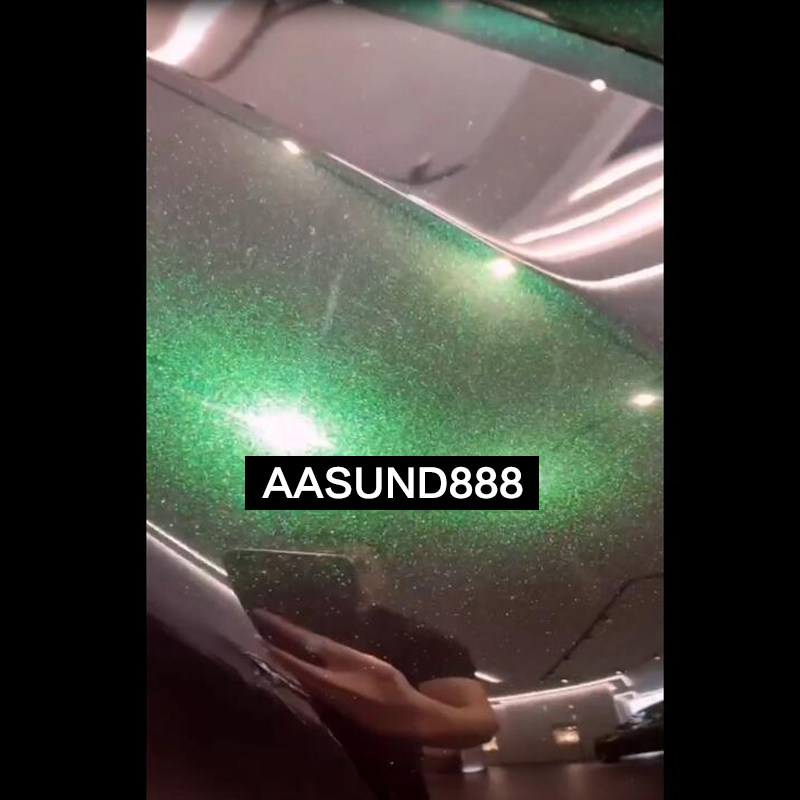 适用于劳斯莱斯曜影黑变翡翠绿 AASUND鹦鹉 改色金属漆 特效油漆