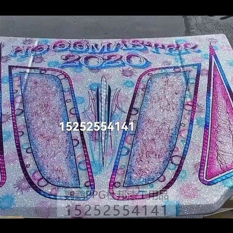 糖果彩色特闪AASUND鹦鹉特效漆喷涂糖果特闪彩绘改色漆 工艺品漆