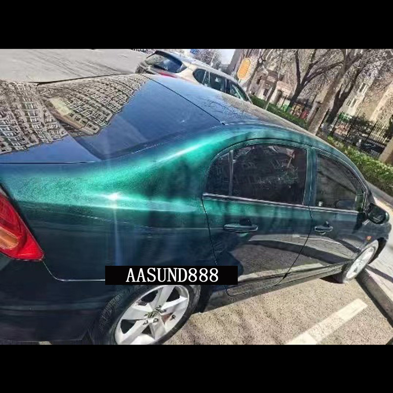 翡翠绿渐变 汽车漆AASUND鹦鹉改色漆 鱼轮手柄漆工艺品自行车漆
