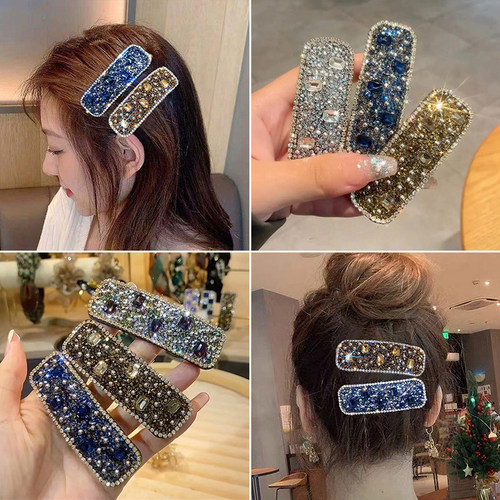 满钻水晶发夹时尚洋气女士bb夹