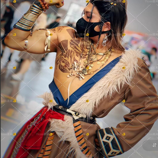 代号鸢:马超 耳环 项链 坠子 皮扣 建模3D打印 道具定制 cosplay