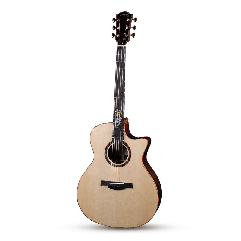 麦杰克magic 龙琴A3/A4-E 全单原声进阶 41寸GA指弹 民谣电箱吉他