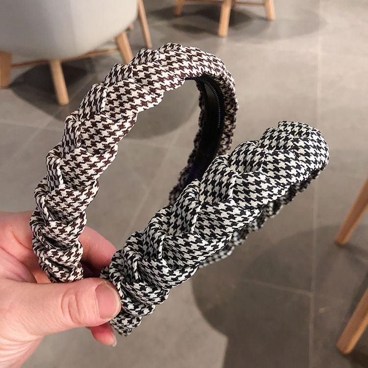 韩版东大门同款高颅顶发箍女款压发卡发捆头饰麻花辫百搭外出头箍