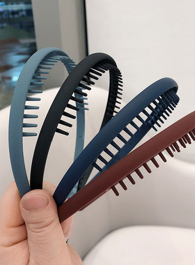 发箍磨砂韩版简约百搭轻便发卡
