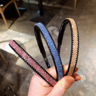 韩国气质网红发箍女镶钻带齿防滑头箍发卡发夹压发洗脸敷面膜头饰