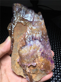天然超七紫发晶骨干原石摆件 一物一图 水晶宝石