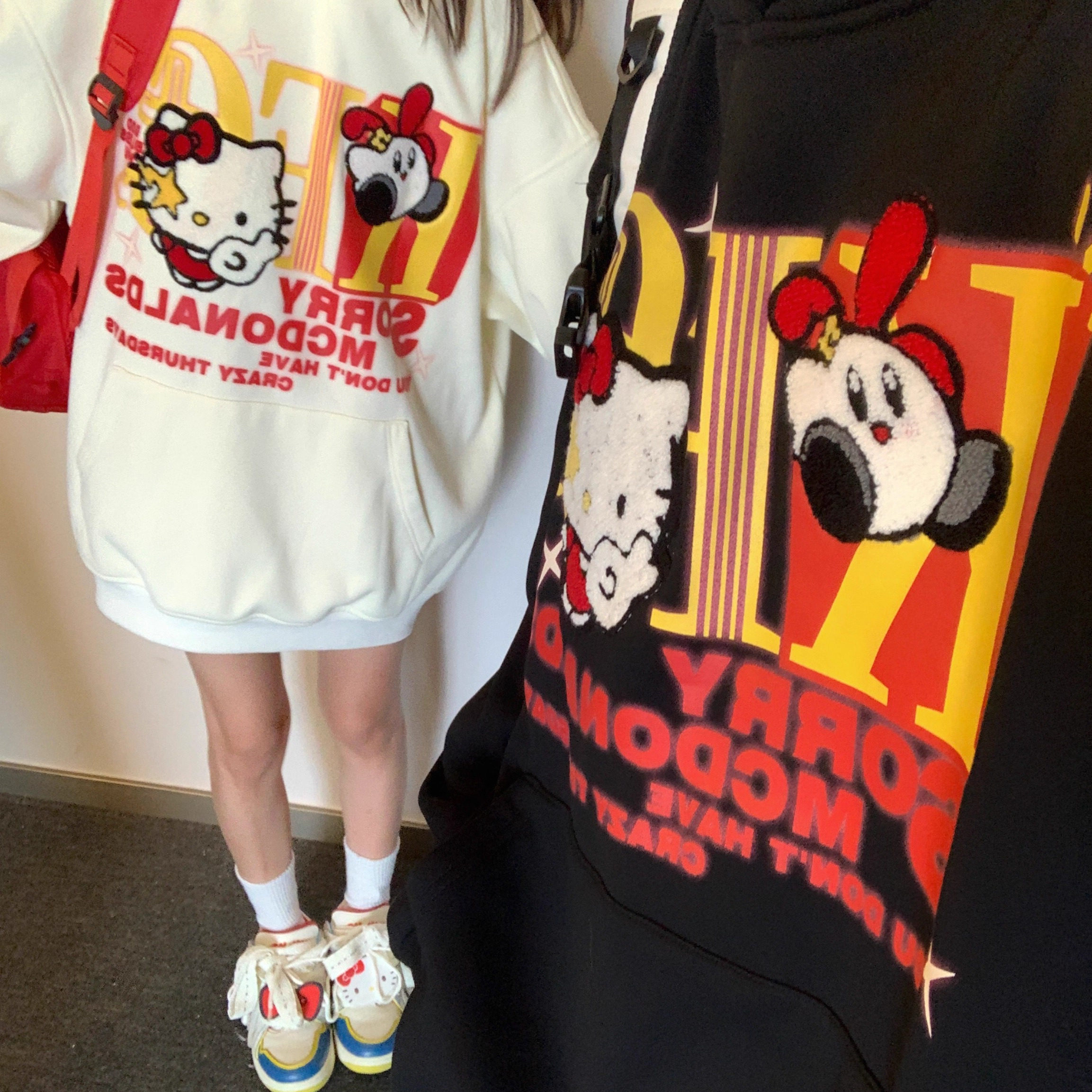 美式hellokitty刺绣印花连帽卫衣女秋冬加绒宽松学生卡通情侣外套,女装/女士精品,卫衣/绒衫,淘宝优惠券,粉丝福利购,淘宝优惠卷