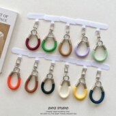 短款 手机挂绳女士高级感简约纯色百搭迷你手指绳壳汽车钥匙防丢绳