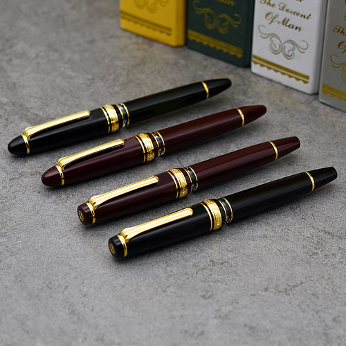 日本写乐sailor活塞钢笔鱼雷透墨