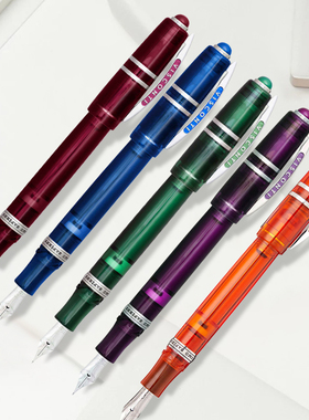 直邮意大利VISCONT墨水笔 维斯康钢笔帝智人homo透明钢笔14k金尖