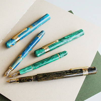 直邮仲林TACCIA陨石 14K金 钢笔TCV-14F男士女士商务送礼书写练字