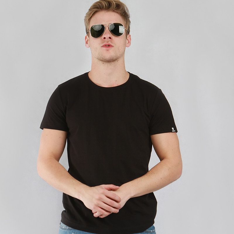 纯色队服打底弹力短袖T恤定制