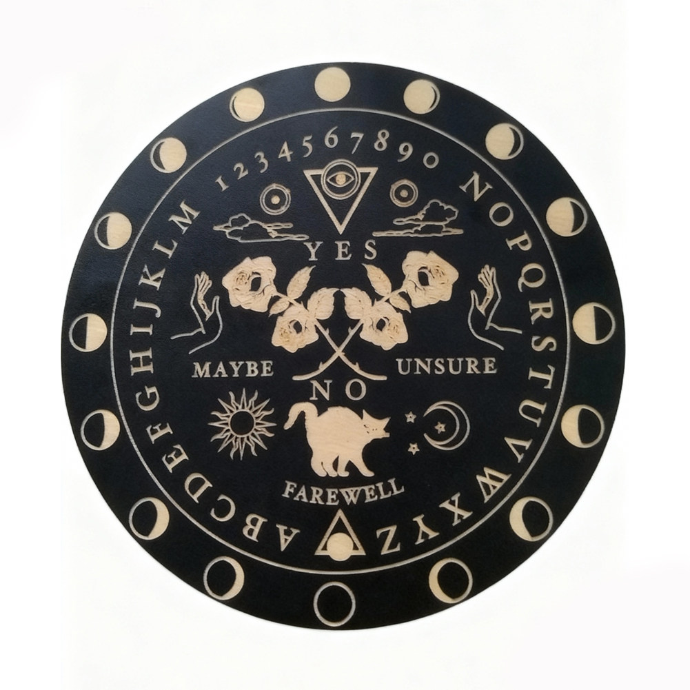 复古神秘符号圆形杯垫餐垫防水隔热垫文化创意家居装饰垫咖啡杯垫