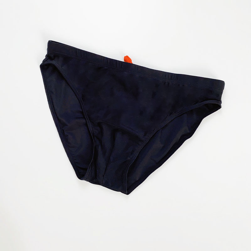 amber外单 男士纯黑三角游泳裤专业速干防尴尬 温泉游泳训练装备