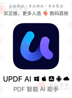 数码荔枝| UPDF AI[Mac/Win]AI问答助手 PDF文档总结翻译解释改写