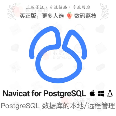 数码荔枝| Navicat for PostgreSQL[Mac/Win]图形化数据库开发
