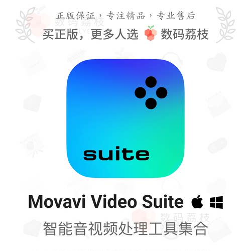 数码荔枝| Movavi Video Suite 2026[Mac/Win]视频剪辑转换刻录