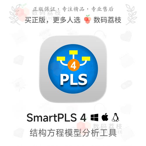 数码荔枝| SmartPLS 4[Mac/Win]专业SEM统计分析软件 AMOS替代