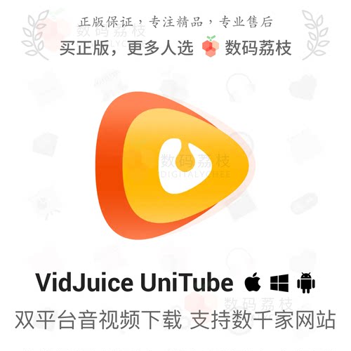 VidJuice UniTube数码荔枝正版在线音乐视频提取软件 Win版Downie