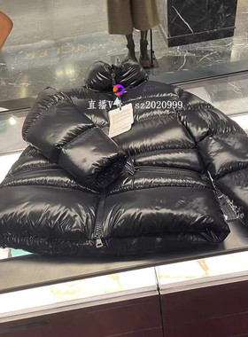 海外折扣村代购 2023秋冬新款轻质短款羽绒服GENOS背后LOGO女外套