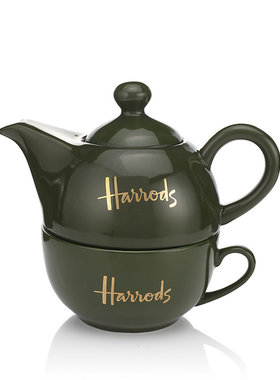 英国式Harrods西高地周边陶瓷茶壶子母壶咖啡杯外贸原单茶杯骨瓷