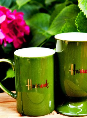 英国哈罗斯出口harrods陶瓷杯马克杯情侣杯咖啡杯创意杯骨瓷杯熊