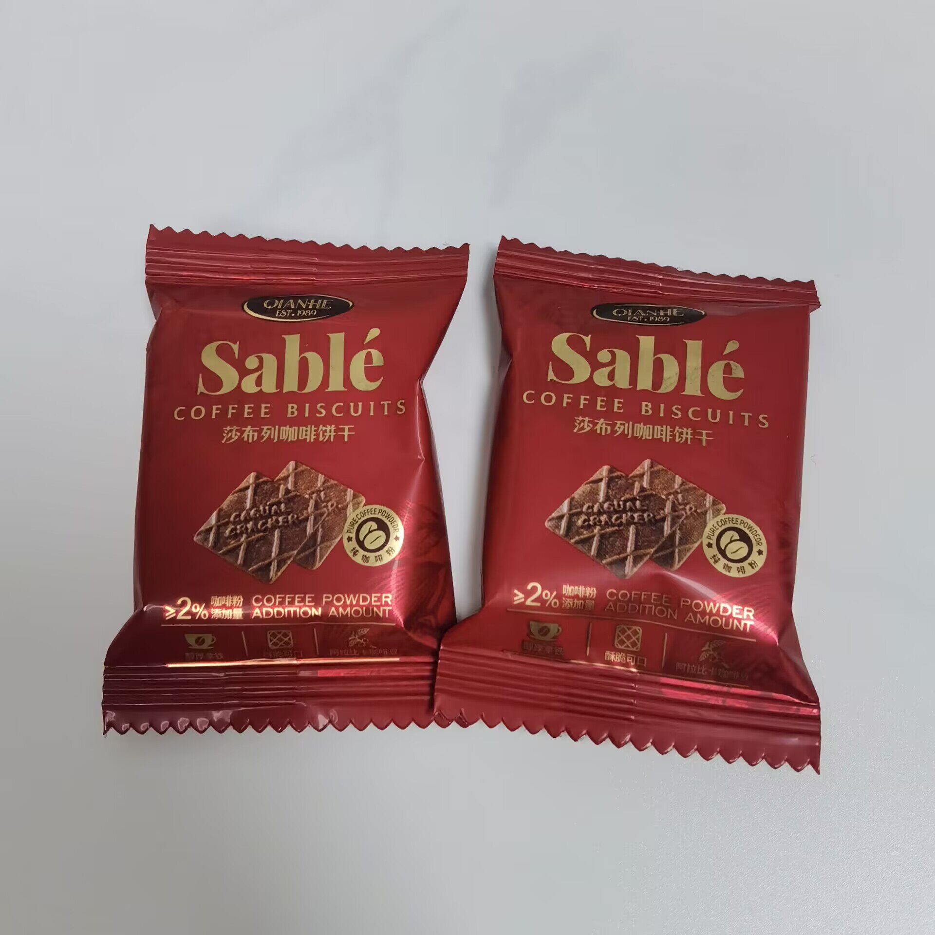莎布列咖啡饼干结婚喜饼休闲零食 - 实物图