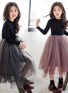 童装加绒连衣裙修身韩版女童衣服
