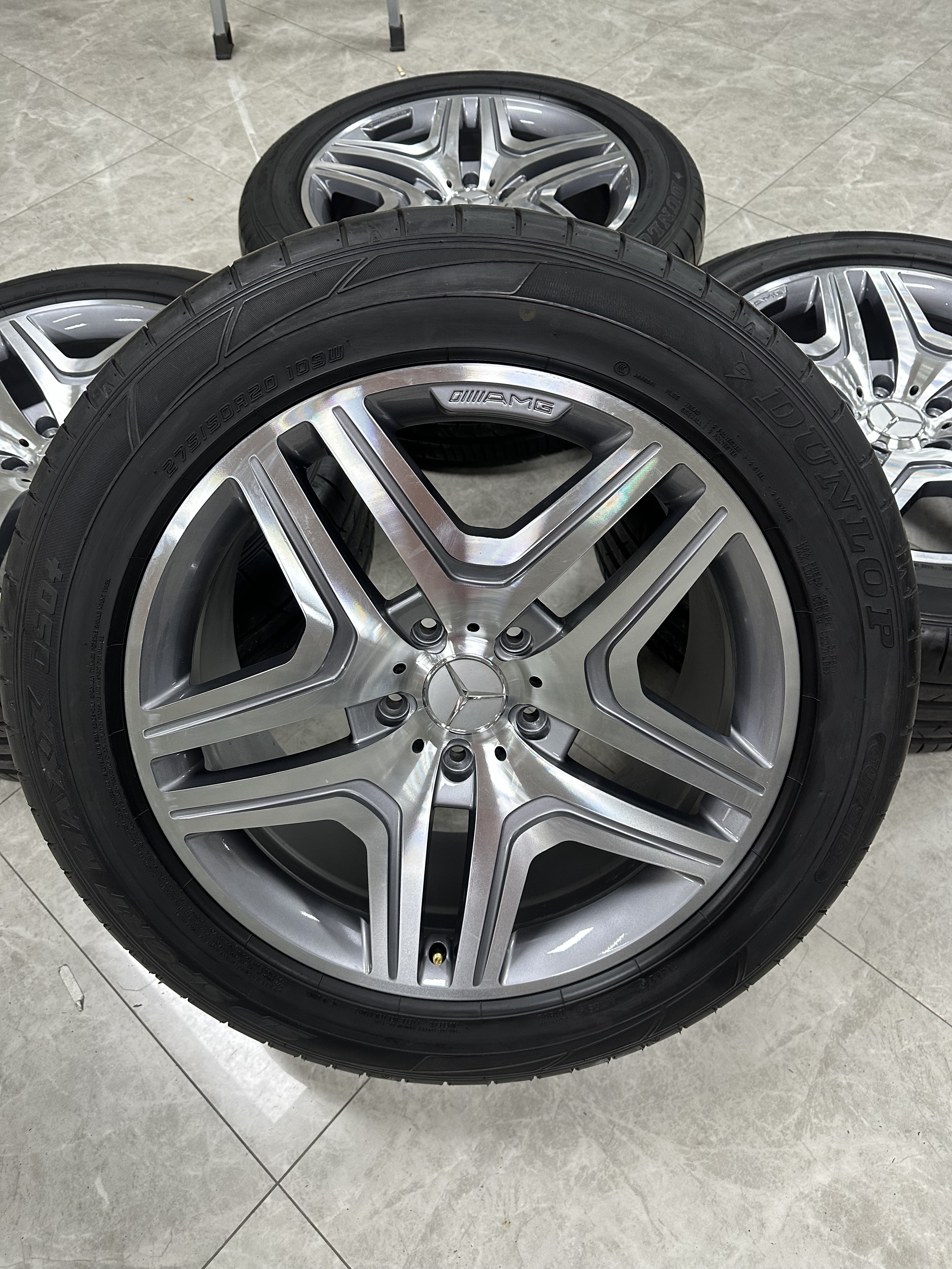 20寸奔驰AMG G63原厂轮毂轮胎适配全系新老款大G安装