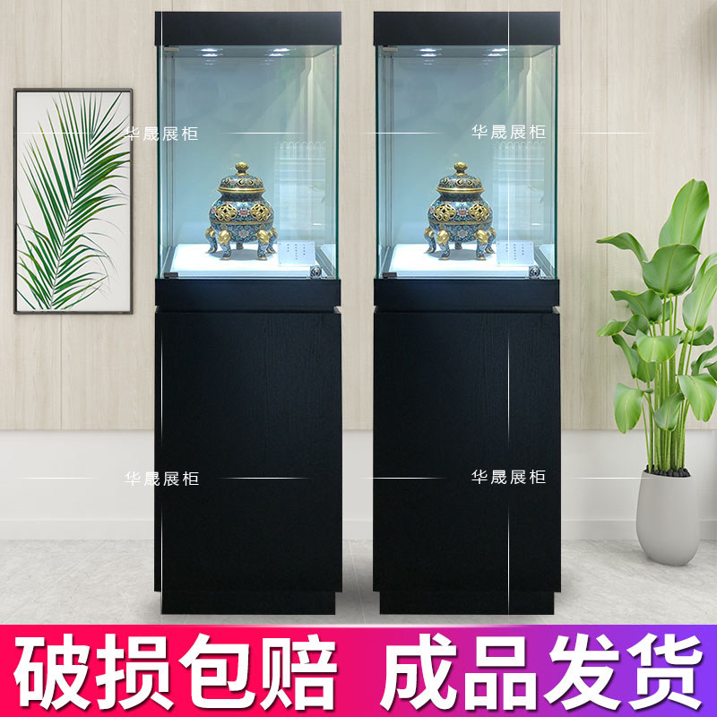 透明玻璃柜台博物馆文物展览展示柜古董瓷器珠宝首饰柜产品展览柜