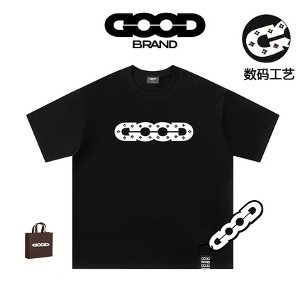 GOOD BRAND 旗舰店基础款短袖t恤男女运动休闲上衣情侣宽松打底衫