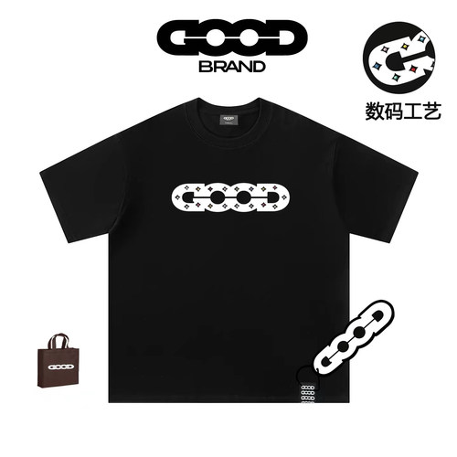 GOOD BRAND 旗舰店基础款短袖t恤男女运动休闲上衣情侣宽松打底衫