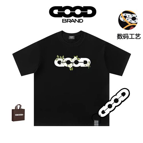 GOOD BRAND旗舰店正品短袖男女美式休闲上衣情侣运动半袖打底t恤