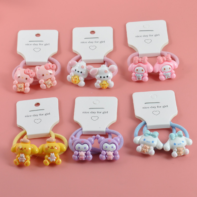 新款儿童玉桂狗可爱卡通发圈