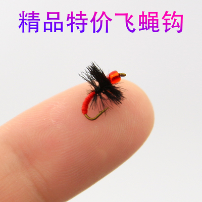 路亚翘嘴小号浮水仿生纳米飞蝇钩