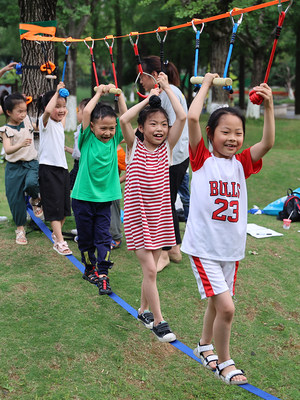 幼儿园户外儿童活动攀爬玩具悬吊秋千感统训练器材健身运动平衡绳