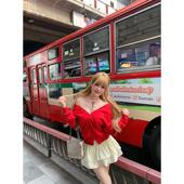 外套 开衫 1件85折2件8折3件75折 百搭深V领收腰春夏针织空调衫