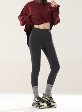 初代美希MEYSIKIM 鲨鱼裤女外穿2025新款冬季瑜伽保暖加绒打底裤