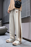 美式条纹休闲裤男士直筒宽松运动裤潮牌垂感卫裤CK271-特P30，男装休闲裤，电商A076