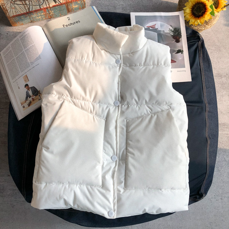 羽绒棉马甲男女秋冬情侣中性风坎肩大版外套港风摆拍MJ12，男装背心/马甲，电商A076
