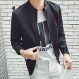 夏季冰丝外套男超薄立领防晒衣服港风模特抖音店主风3FS728-特P25，男装夹克，电商A076