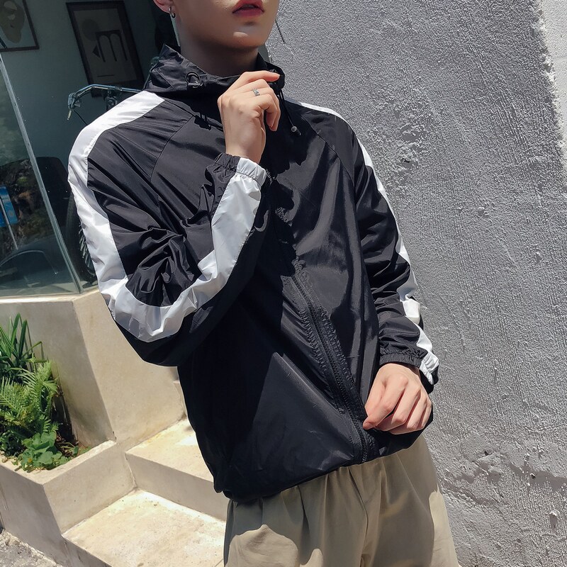 夏季冰丝外套男超薄加肥加大码情侣户外防晒衣服店主风1FS888-P25,男装夹克,电商A076