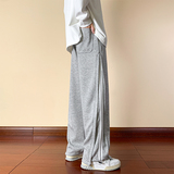 青春活力风黑色直筒运动裤男宽松侧条纹休闲长裤潮流CK6812-特P40，女装休闲裤，电商A076