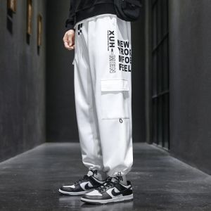 休闲裤卫裤情侣男女秋季九分长裤子束脚模特运动裤20CK2117-P40图片