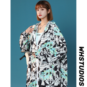 夏季冰丝外套男超薄防紫外线大码情侣防晒衣服中性风1FS9062-P25图片