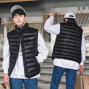 2025秋冬新款男士棉马甲青少年无袖背心马夹坎肩外套MJ86886-P45，男装背心/马甲，电商A076